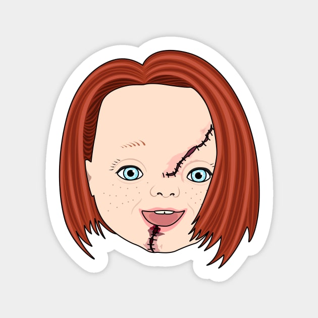 Curse of Chucky | Scars Sticker by Jakmalone